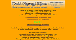 Desktop Screenshot of centrimassaggimilano.com